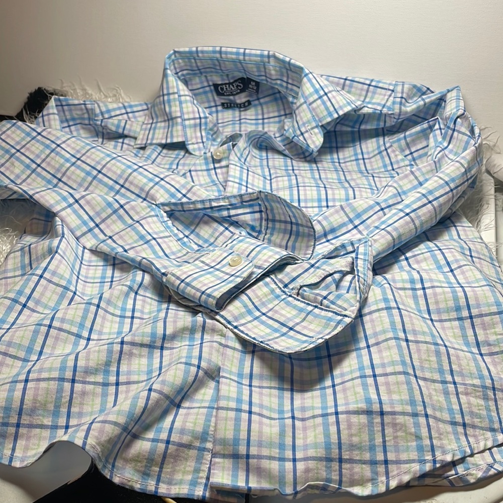 Button up plaid top
